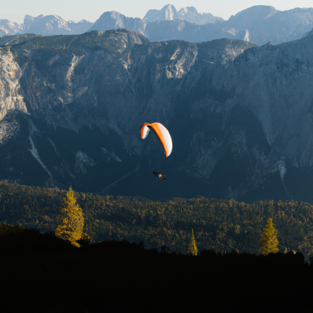 Paragliding Over Stunning Landscapes: Soaring High